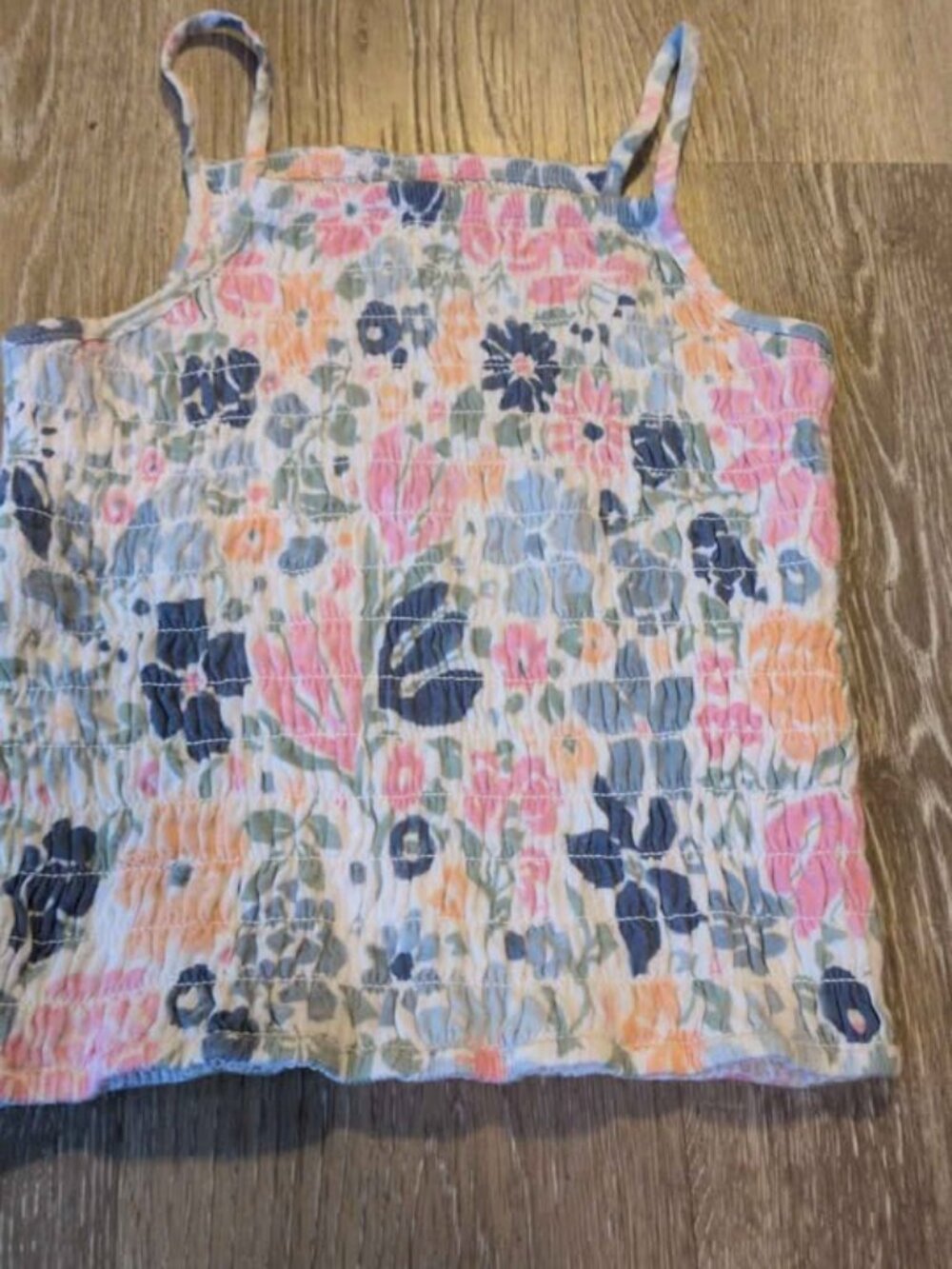 Abercrombie Kids Floral Smocked Cami Top Size 9/10